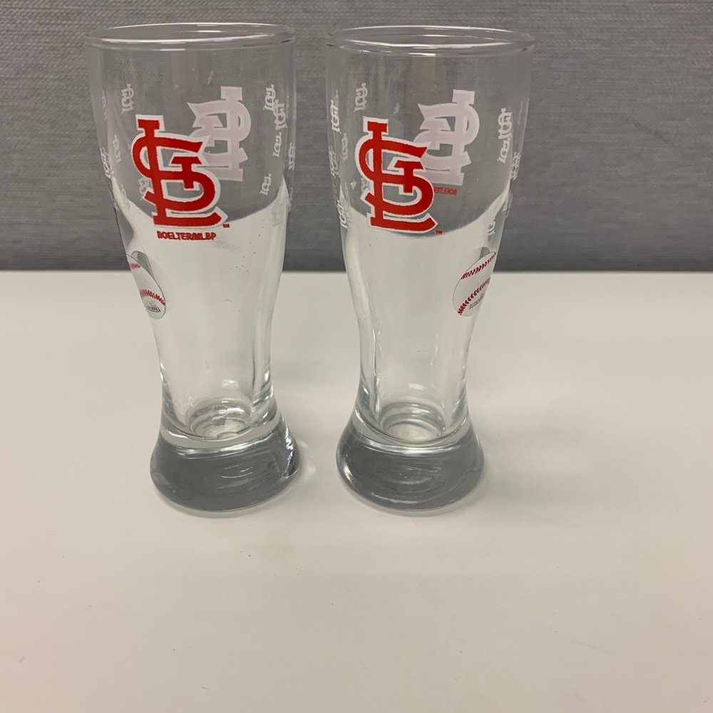 St. Louis Cardinals 2 oz Pilsner shot glasses